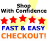 Shop with confidence - Fast & Easy Checkout!