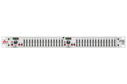 dbx 215s 2-Channel 15-Band 2/3 Octave Graphic Equalizer