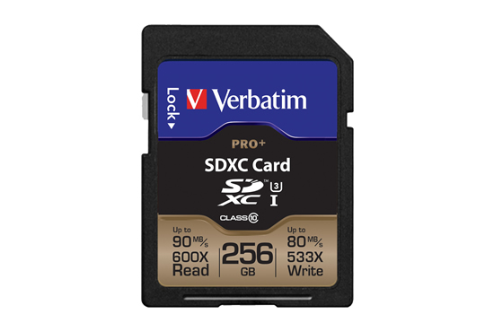 Verbatim 99141 Pro Plus Class 10 UHS-I SDXC Card 256GB