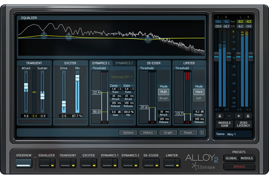 iZotope Alloy 2 Audio Mixing Software Plugin