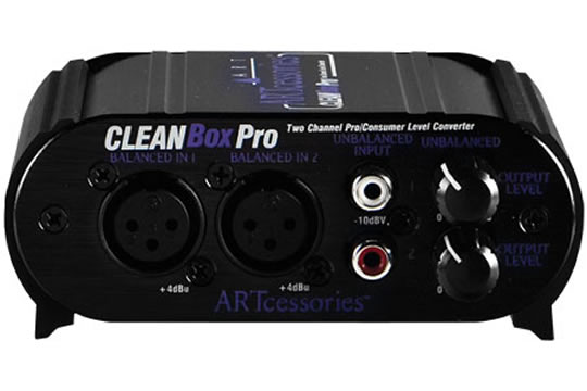 ART CLEANBOX PRO Dual Channel Level Converter