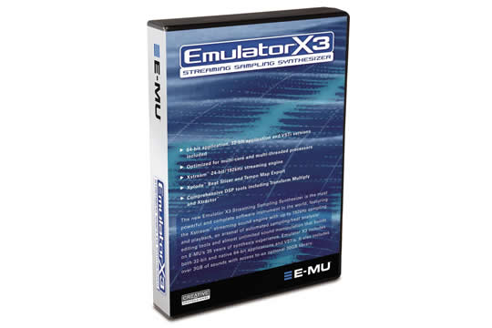 E-MU Emulator X3 Sampler Synthesizer Software