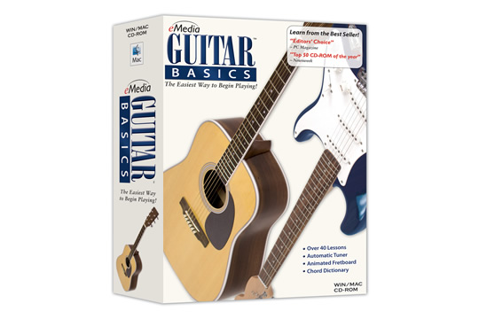 eMedia Guitar Basics Beginner Instructional Software