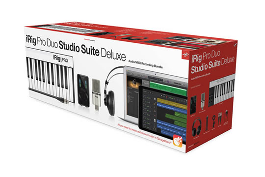 IK Multimedia iRig Pro Duo Studio Suite Deluxe Bundle