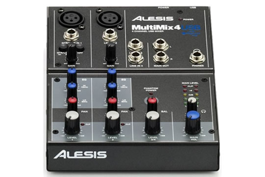 Alesis MULTIMIX 4 USB Audio Mixer