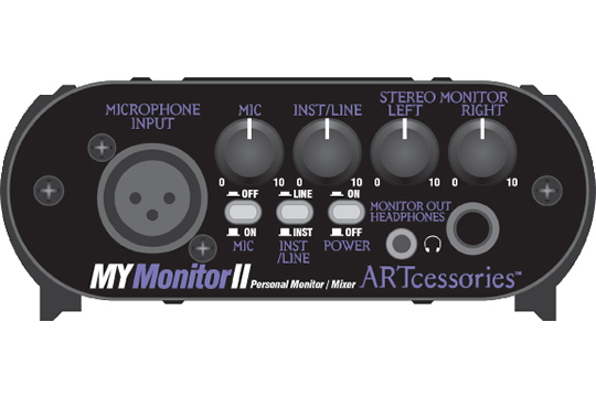 ART MyMonitorII Microphone Monitoring Headphone Amplifier