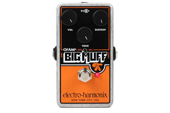 Electro-Harmonix Op-Amp Big Muff Pi Distortion Sustainer Effects Pedal