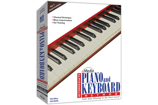 eMedia Intermediate Piano and Keyboard Method Tutorial Software