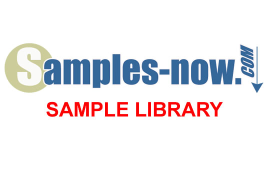 Samples Now Sample Library $49.95
