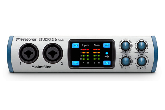 PreSonus Studio 26 2x4 USB 2.0 Audio MIDI Interface