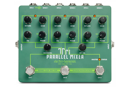 Electro-Harmonix TriParallel Mixer Effects Loop Mixer Effects Pedal