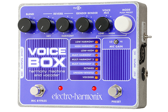 Electro-Harmonix VoiceBox Harmony Machine Vocoder Effects Pedal