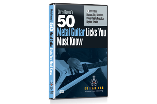 Guitar Lab 50 Metal Guitar Licks You Must Know DVD