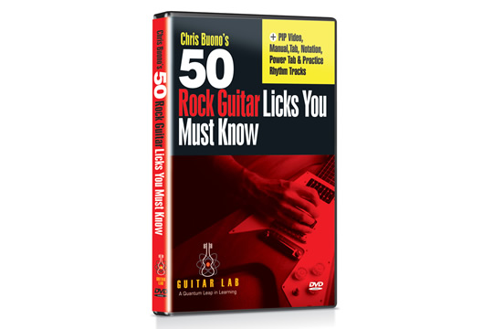 Guitar Lab 50 Rock Guitar Licks You Must Know DVD