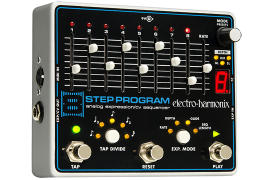 Electro-Harmonix 8STEP Analog Expressions/CV Sequencer Effects Pedal