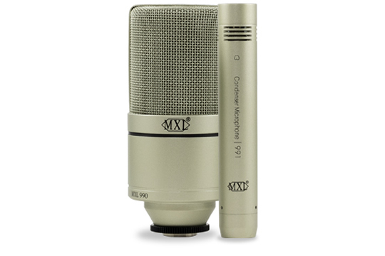 MXL 990/991 Recording Studio Condenser Microphone Package