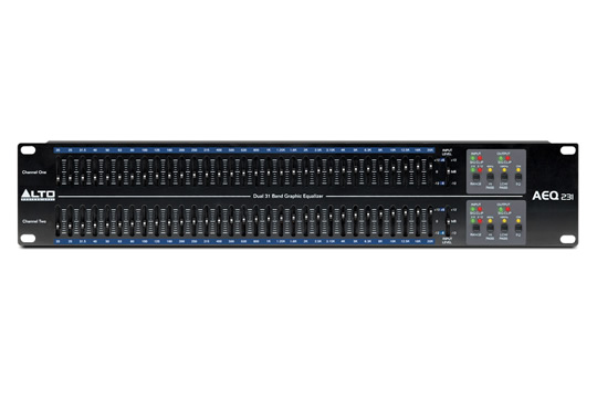 Alto Professional AEQ231 Stereo 31-Band Graphic Equalizer