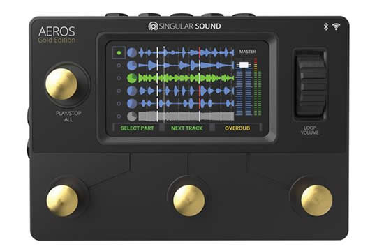 Singular Sound AEROS Loop Studio GOLD Edition Looper Effects Pedal