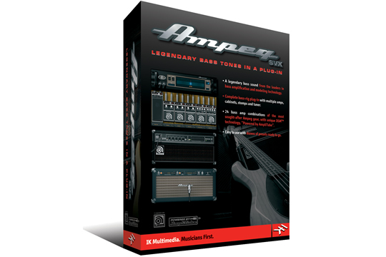 IK Multimedia Ampeg SVX Bass Amp Modeling Software