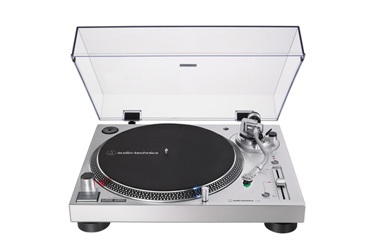 Audio-Technica AT-LP120XUSB Direct Drive USB Turntable (Silver)