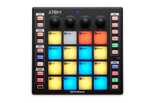 PreSonus ATOM 16-Pad USB MIDI Production Performance Pad Controller