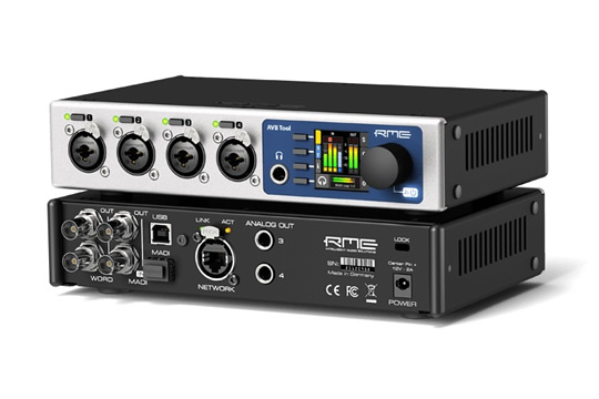 RME AVB TOOL 4-Channel Network AVB Preamplifier/Router
