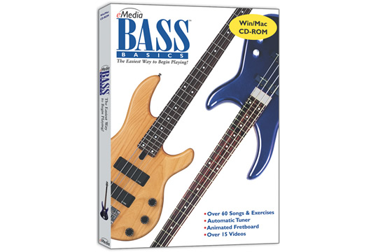 eMedia Bass Basics Beginner Instructional Tutorial Software