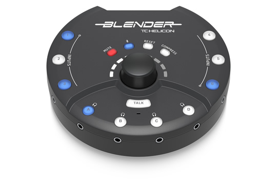 TC Helicon BLENDER Portable Stereo Mixer with USB