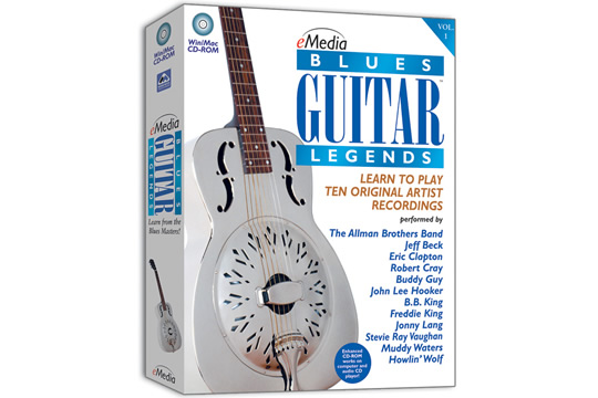 eMedia Blues Guitar Legends Instructional Tutorial Software