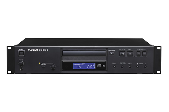 TASCAM CD-200 Rack Mountable CD Player