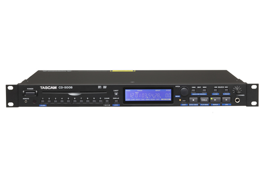 TASCAM CD-500B Rack Mountable CD Player with Balanced Outs