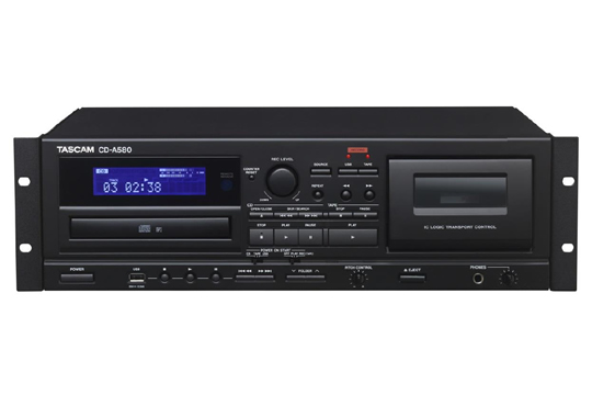 TASCAM CD-A580 Rackmount Cassette CD USB Player Recorder
