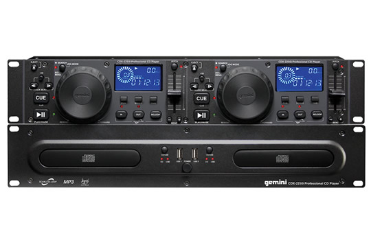 Gemini CDX-2250i Dual CD MP3 Player