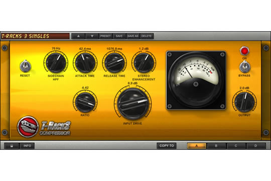 IK Multimedia Classic Compressor T-RackS 3 Plugin