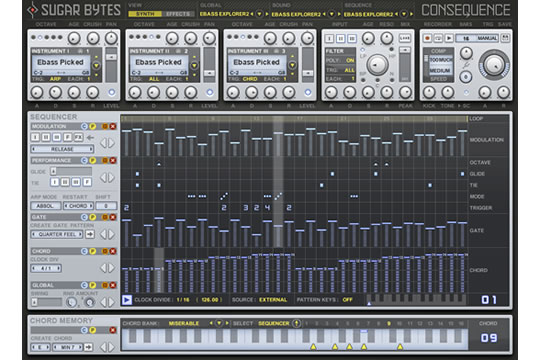 Sugar Bytes CONSEQUENCE Chord Synth Sequencer Plugin (DOWNLOAD)