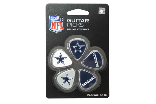 Woodrow Dallas Cowboys Custom Guitar Picks 10-Pack