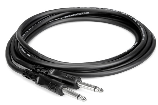 Hosa CPP-103 Unbalanced TS Interconnect Cable 3FT