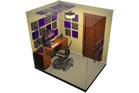 Auralex D36 DST Studio Foam Roominator Kit PURPLE