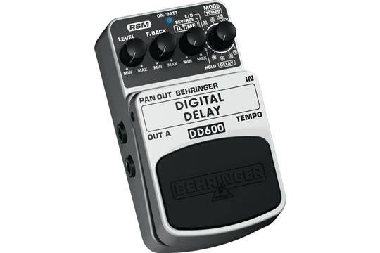 Behringer DD600 Digital Stereo Delay Effects Pedal