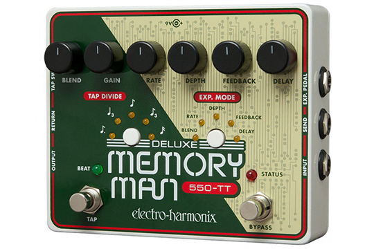 Electro-Harmonix Deluxe Memory Man 550-TT Analog Delay Effects Pedal