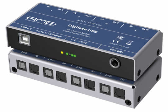 RME DIGIFACE USB 66-Channel ADAT to USB Optical Audio Interface