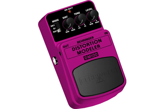 Behringer DM100 DISTORTION MODELER Effects Pedal