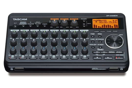 TASCAM DP-008EX POCKETSTUDIO 8-Track Multitrack Recorder