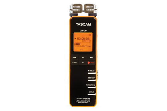 TASCAM DR-08 Portable Digital Recorder