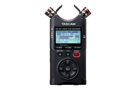 TASCAM DR-40X Handheld 4-Track USB Digital Recorder
