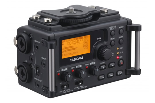 TASCAM DR-60D 4-Channel Linear PCM DSLR Digital Recorder