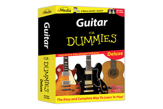 eMedia Guitar for Dummies DELUXE Instructional Tutorial CDROM