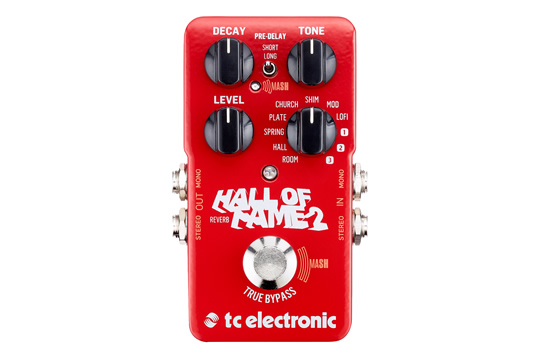 TC Electronic Hall Of Fame 2 Reverb Effects Pedal