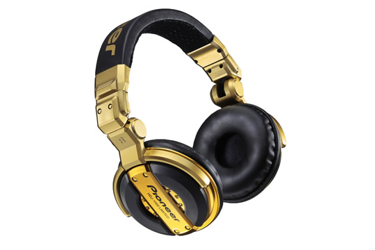 Pioneer HDJ1000G Limited Edition DJ Headphones GOLD
