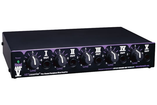 ART HEADAMP 5 5-Channel Headphone Mixer-Amp